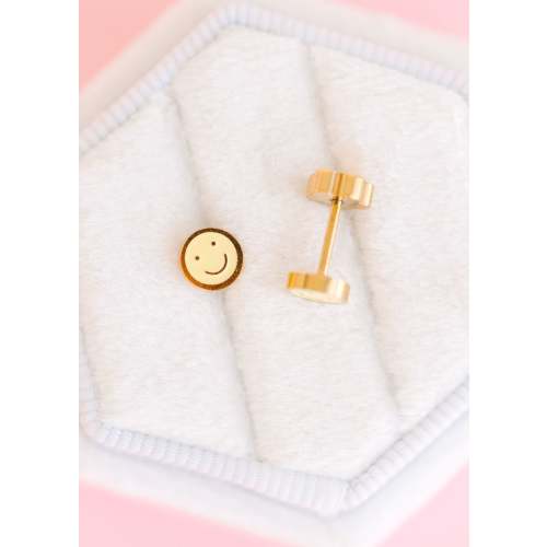 Tiny Yellow Smiley - Pierced Co.