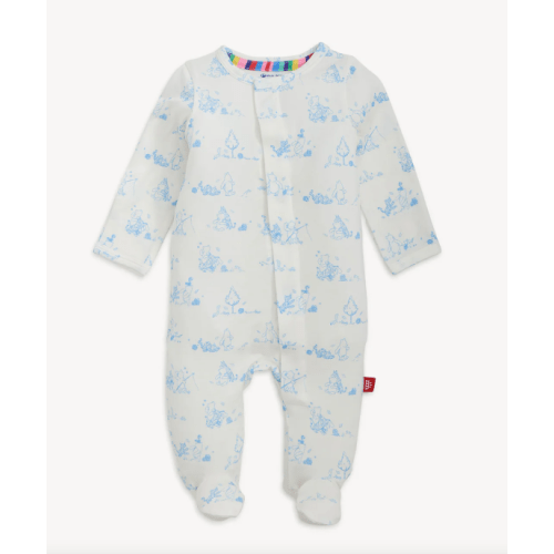 Magnetic Footie PJs in Color: Pooh In The Woods | Size: 0 - 3 months