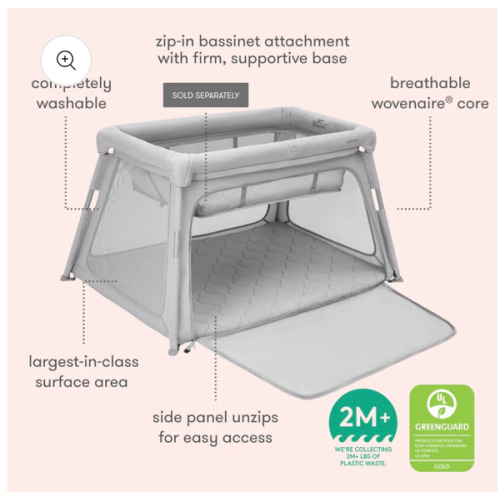 Newton Deluxe Travel Crib & Play Yard - Bassinet Attachment Only