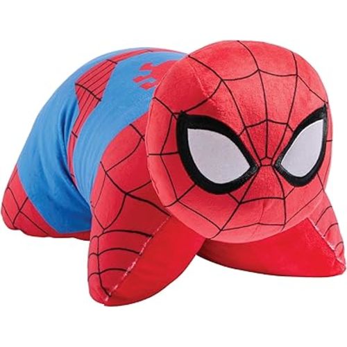 Pillow Pets 16 inch Spider-Man Plush Toy, Marvel Disney Stuffed Animal