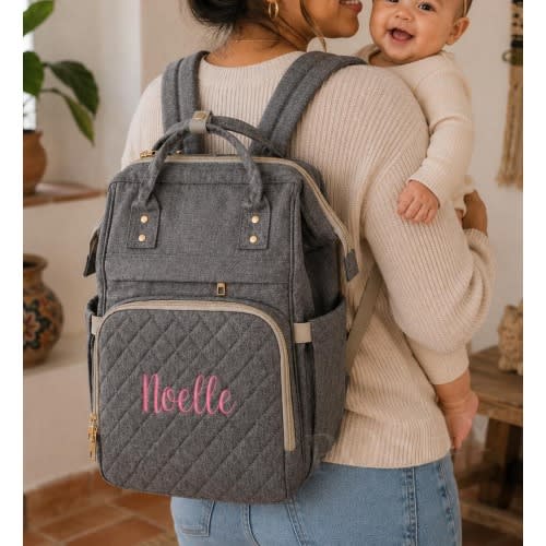 Diaper Bag, Personalized Diaper Bag, Monogrammed Diaper Bag, Monogram, Baby Shower Gift, Mommy Bag
