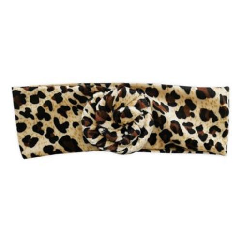 Tiny Treasures Large Bun Knot Headband in Leopard - LEOPARD - NO SIZE