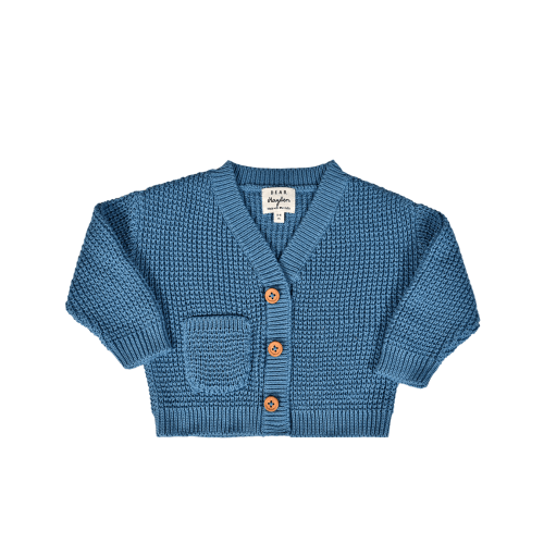 12-18M - Wren Cardigan Sea Blue
