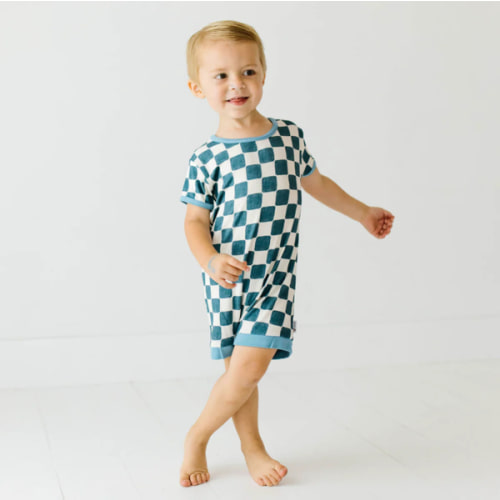 Checker Me Out Shorty Romper