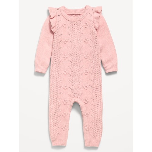 SoSoft Ruffled-Shoulder Sweater One-Piece for Baby