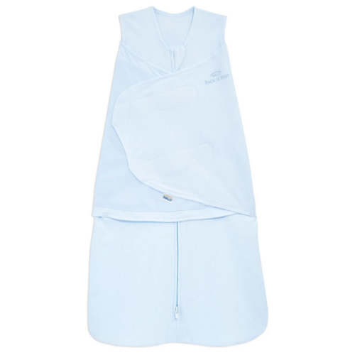 Baby Blue Cotton Swaddle - newborn | HALO