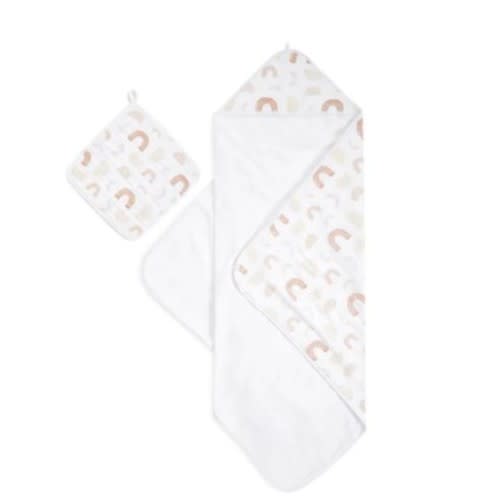 Keep Rising Muslin Towel + Washcloth Set | aden + anais