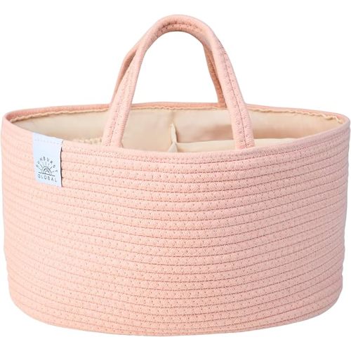 Diaper Caddy Organizer - Baby Shower Gifts - Newborn Essentials Must Haves - New Mommy Essentials - Boy or Girl Nursery Décor - Bed Caddy - Car Organizers and Storage.