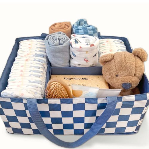 Diaper Caddy Organizer | Foldable, Portable & Waterproof
