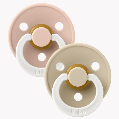 Colour GLOW Pacifiers 2 Pack - Blush/Vanilla