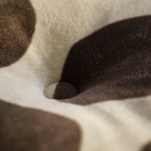 SANDLÖPARE Stool cover - beige brown/giraffe pattern 38 cm (15 ")