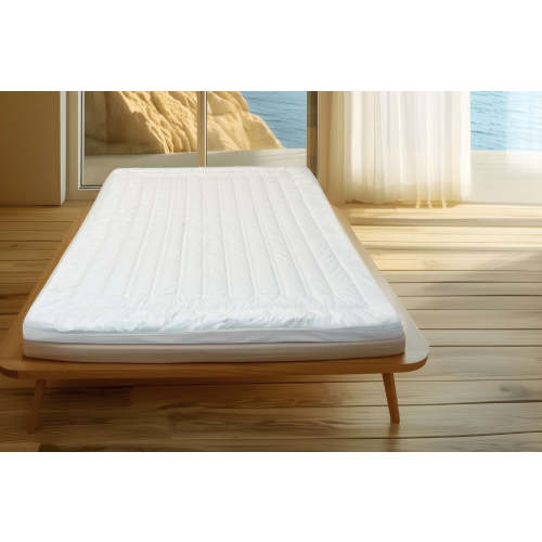 Sleep & Beyond myTopper® Wool Mattress Topper | Natural Linens