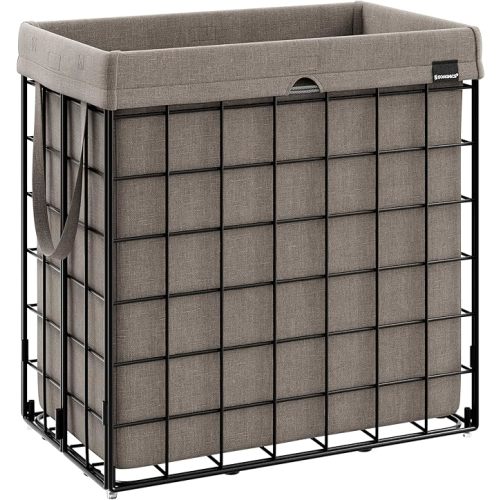 SONGMICS Laundry Hamper, Collapsible, 29 Gal. (110L)