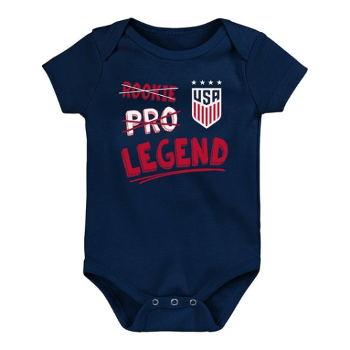 Infant USWNT Outerstuff Legendary Blue Onesie – U.S. Soccer Store®