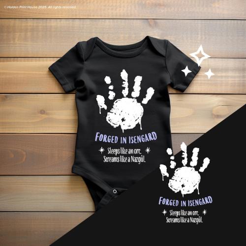 LOTR White Hand of Saruman Baby Edition Bodysuit // Babygrow, Nerdy Baby Gifts, Baby Shower, Gift Idea,