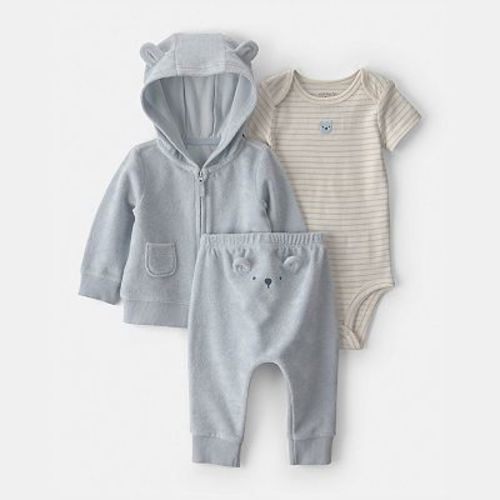 Baby Carter's 3-Piece Hoodie, Bodysuit & Pants Set