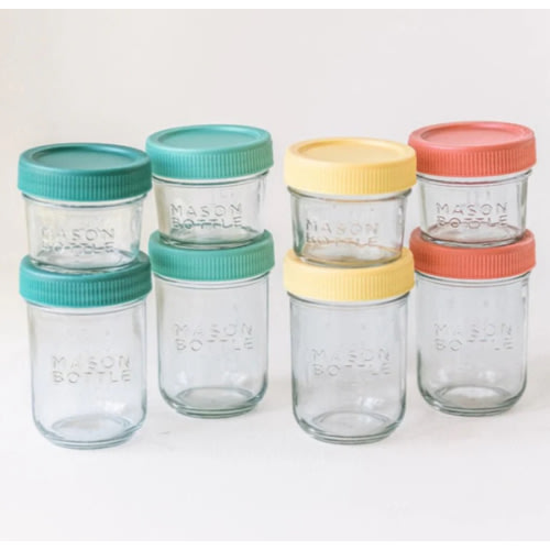 Breastmilk Storage Jar Set – Mason Bottle