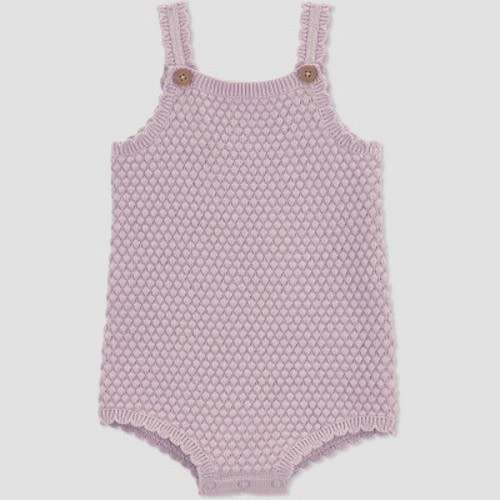 Carter's Just One You® Baby Girls' Sweater Tank Romper - Purple 3M