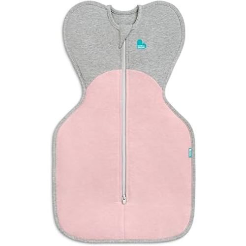 Love to Dream Swaddle UP, Baby Sleep Sack, Self-Soothing Swaddles for Newborns, Get Longer Sleep, Snug Fit Helps Calm Startle Reflex, Suitable for All Seasons, 1.5 TOG, 8-13 lbs, Dusty Pink