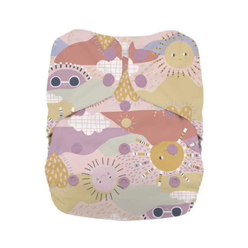 Thirsties One Size All In One (8-40 lbs) - Sunny