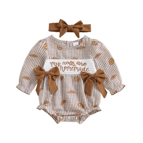 Infant Baby Girl Easter Outfit Long Sleeve Bubble Romper Cute Chick Newborn Spring Clothes + Headband 2 Pcs Set