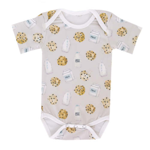 Short Sleeve Bodysuit - Chip, 3-6 mo