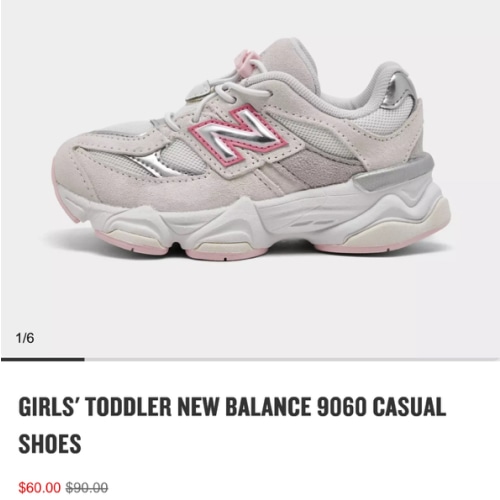Girls' Toddler New Balance 9060 Casual Shoes | Finish Line