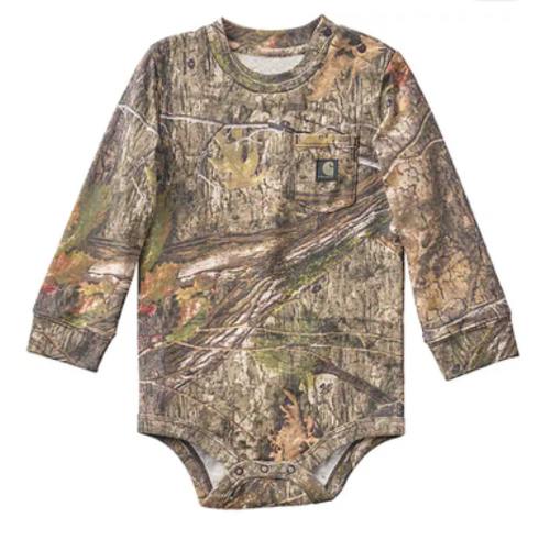 Boys' Long Sleeve Camo Pocket Bodysuit (Baby) | Carhartt
