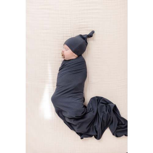 Hudson Ribbed Swaddle Blanket