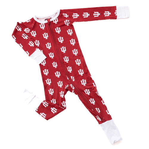 Indiana One-Piece: Cozy Bamboo Zippered Outfit for Fans