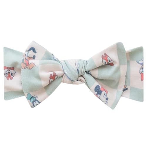 Copper Pearl Baby Stretchy Soft Knit Headband Bow Mickey Mouse & Friends
