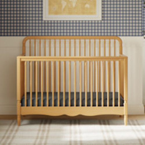 Namesake Liberty 4-in-1 Convertible Spindle Crib - Honey