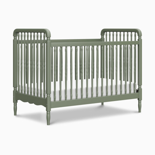 Namesake Liberty 3-in-1 Convertible Spindle Crib with Toddler Bed Conversion Kit - Juniper