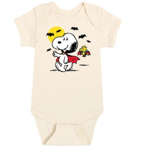 Boys' - Peanuts - Vampire Snoopy Woodstock Baby Graphic One Piece