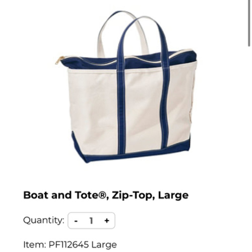 LL Bean Boat Tote