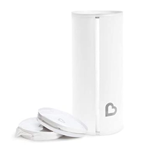 Munchkin Toss Portable Disposable Diaper Pail, 3 Pack, Holds 90 Diapers - 3 Count (Pack of 1)