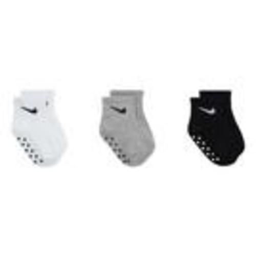 Baby Nike Core Swoosh Gripper Box Set 3 Pack 3 Pack Quarter Socks