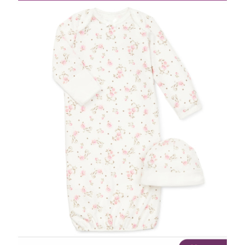 Vintage Rose Sleeper Gown And Hat