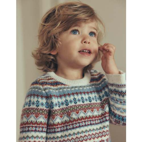 Fair isle Sweater - Multi Soft Fair Isle | Boden USA