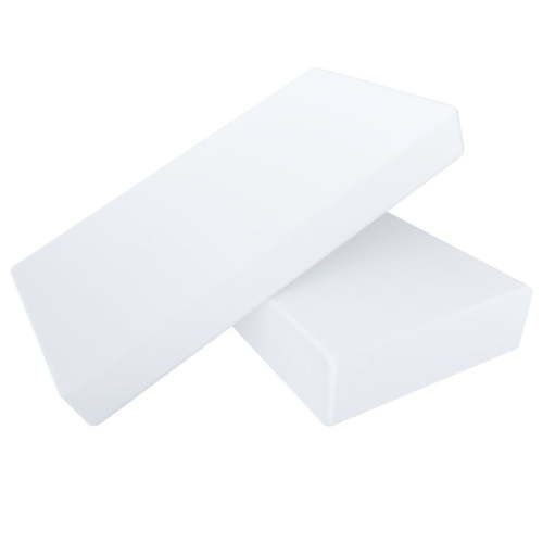 Ntbay 2 Pack 100% Brushed Microfiber Fitted Crib Sheets, Ultra Cozy and Soft Crib Sheet for Standard Crib and Toddler Mattresses, Boys, Girls, Unisex, 28" x 52", White