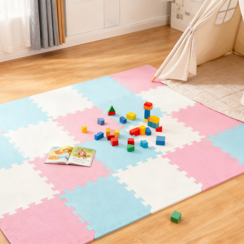 LAITIMIA 35.4'' W X 71'' L Interlocking Foam Playmat, Crawling Mat, Floor Mats for Baby Playroom or Gym & Reviews | Wayfair