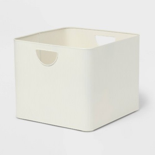Metal Bin Large Ivory - Brightroom™