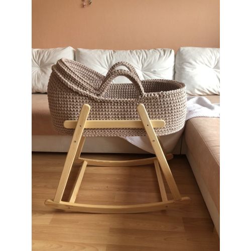 Baby moses basket Boho Baby Bassinet with Stand