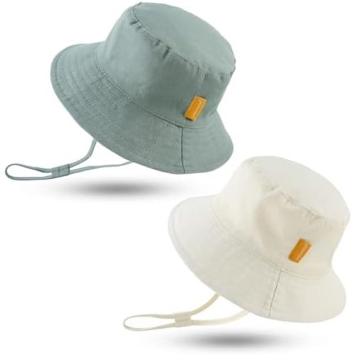 Cotton Baby Sun Hat Infant Toddler Boys Girls Bucket Hats Summer Sun Protection Kids Beach Caps