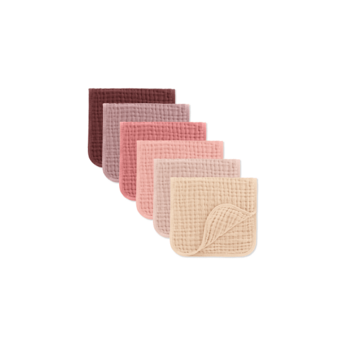 Buy Comfy Cubs Muslin Burp Cloths Pack Multi Pinks at Well.ca | Free Shipping $35+ in Canada
