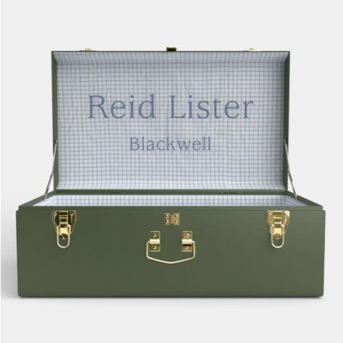 Grand Trunk - Green - Picnic in Blue / Embroidery