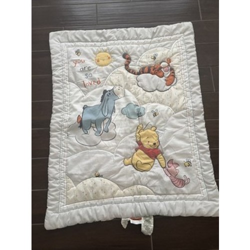 Disney Baby Bedding Crib Comforter Classic Pooh You Are So Loved With Sheet