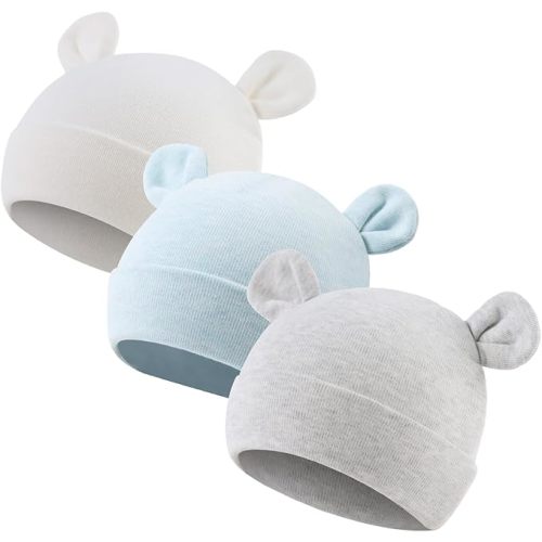 Cotton Newborn Baby Girls Hat Spring Newborn Boys Hat Cute Rabbit Infant Beanie