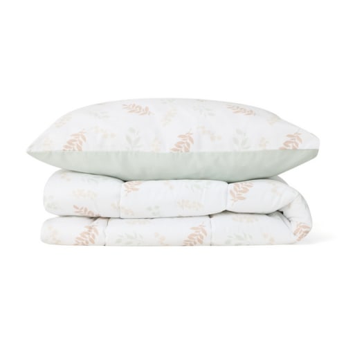 Reversible Cotton Cover Cot Comforter Set, Autumn - Anko