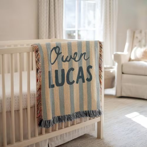 Woven Blanket - Blue